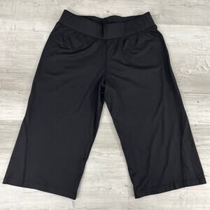 Champion Double Dry Black Stretchy Knee Length Capri Gym Workout Pants Small